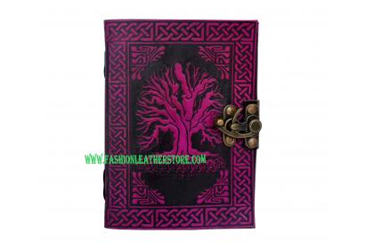 Celtic Tree Of Life Handmade Note Book Journal Plain Page 120 Handmade Paper Dairy